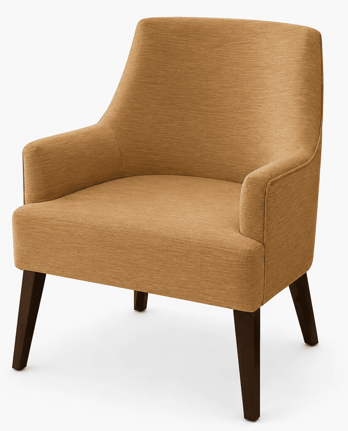 A single upholstered accent armchair featuring a clean, contemporary design. The chair is covered in… — free OBJ 3D model