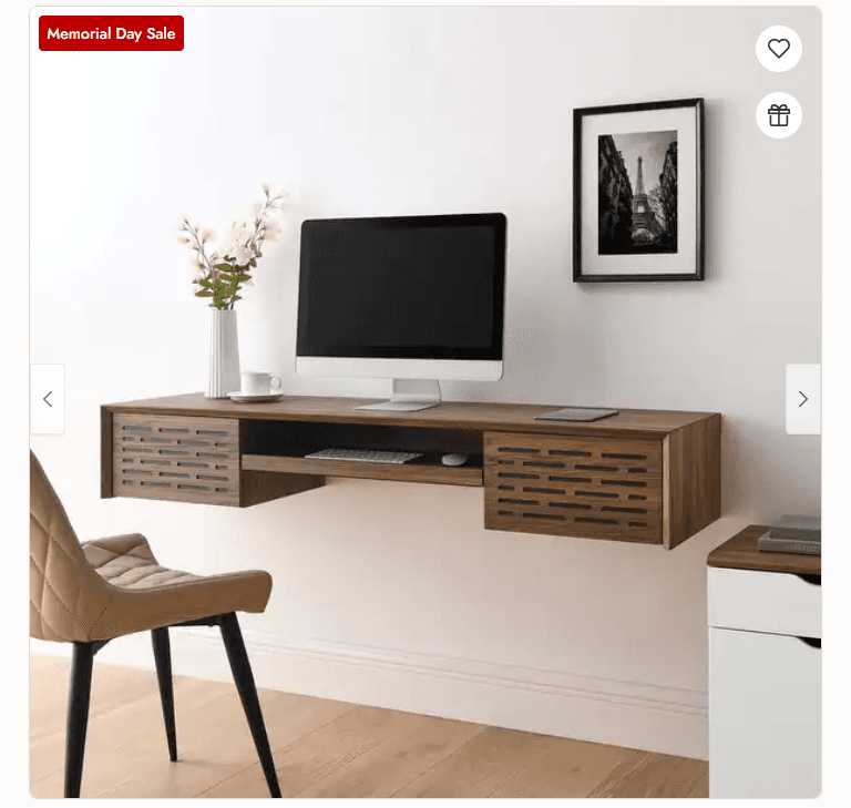 A low-profile, rectangular TV stand with a dark wood grain finish. It features a central open shelf… — 3D model