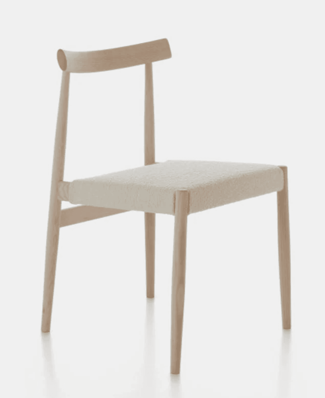 This is a Wishbone Chair, characterized by its distinctive Y-shaped central support and curved backr… — 3D model