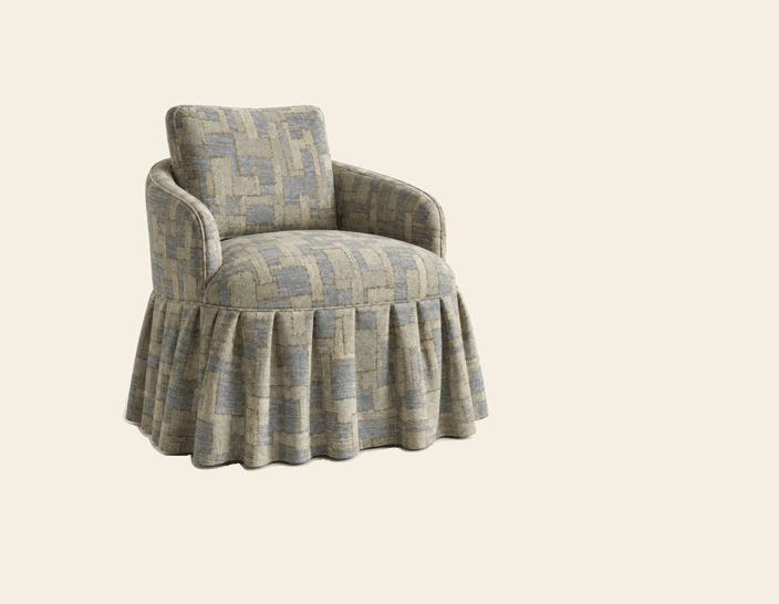 An upholstered tub chair featuring a continuous rounded back and integrated rolled arms, providing a… — free OBJ 3D model