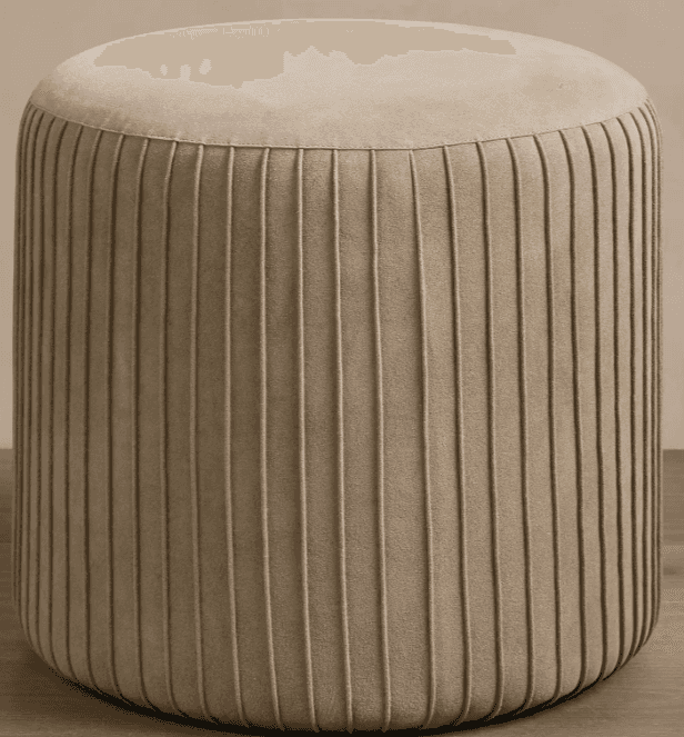 A contemporary cylindrical ottoman featuring a fully upholstered design with a smooth, rounded top s… — free FBX 3D model