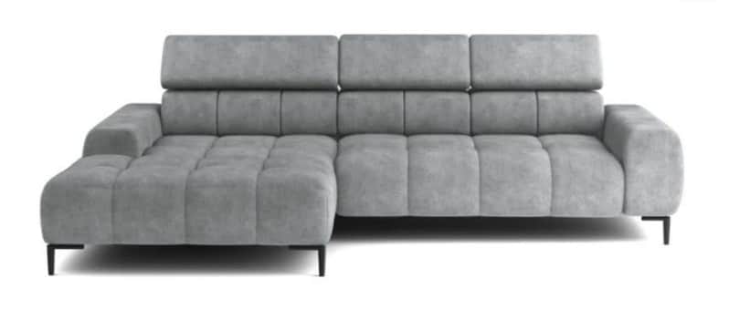 A contemporary sectional sofa featuring a chaise lounge on the left side. The sofa has a modular des… — 3D model