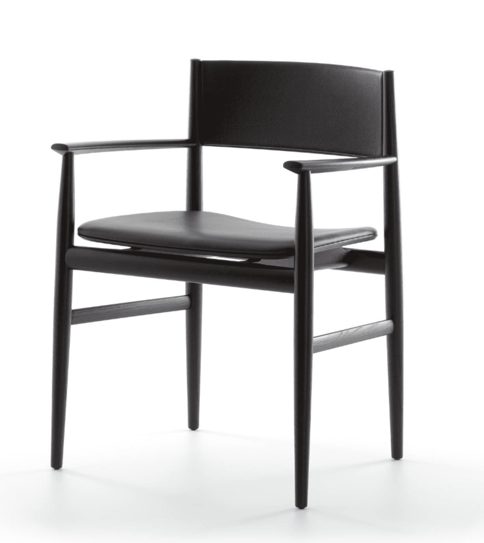 This is a Hans Wegner CH26 chair, characterized by its distinctive wooden frame and woven paper cord… — 3D model