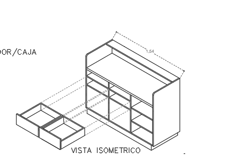 A minimalist white counter unit featuring multiple open shelving compartments and two separate, modu… — 3D model