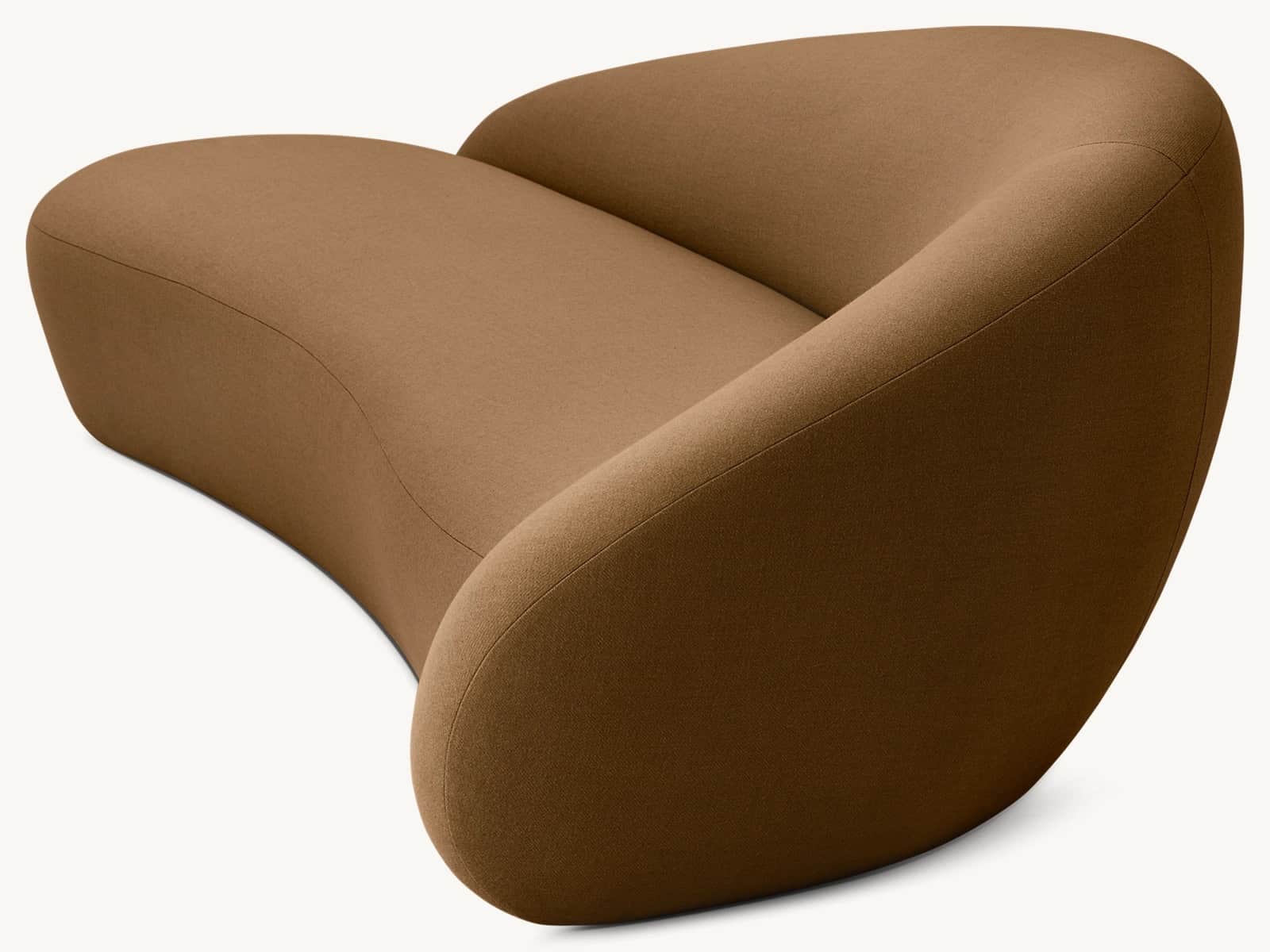 A modern, low-profile sofa with an organic, curvilinear form. The piece features a single continuous… — 3D model