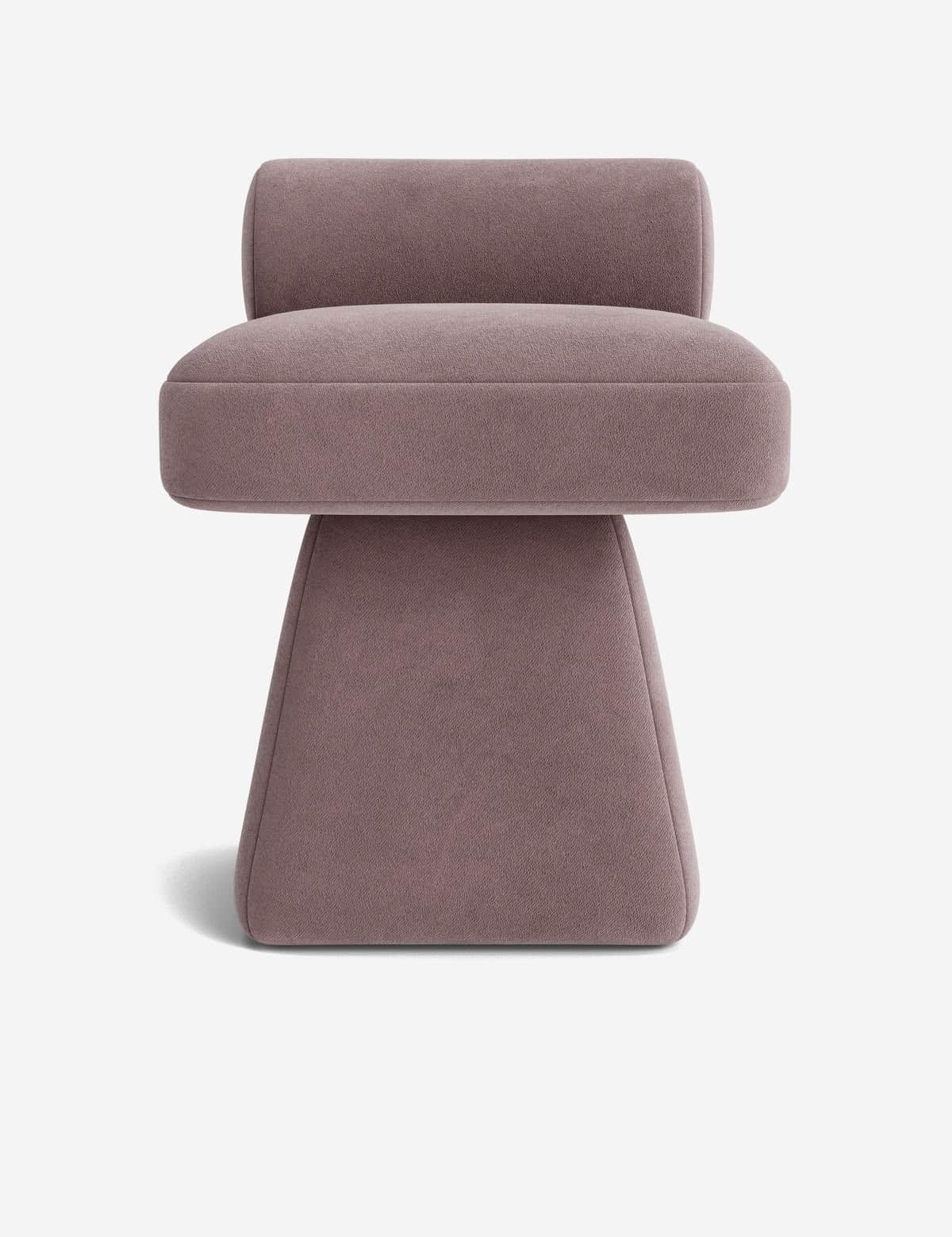 A modern, low-profile upholstered accent chair featuring a wide, rectangular seat with a subtle roll… — free OBJ 3D model