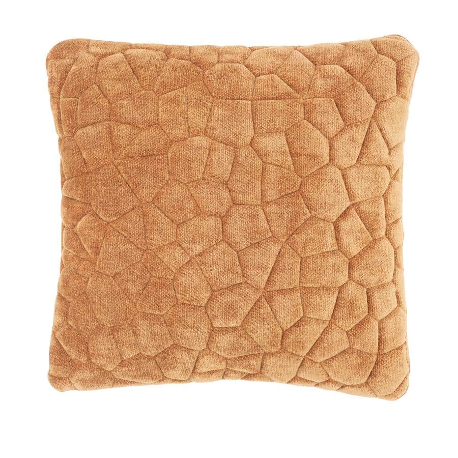 A square cushion with a textured surface. The texture resembles a tessellated pattern of irregular p… — 3D model