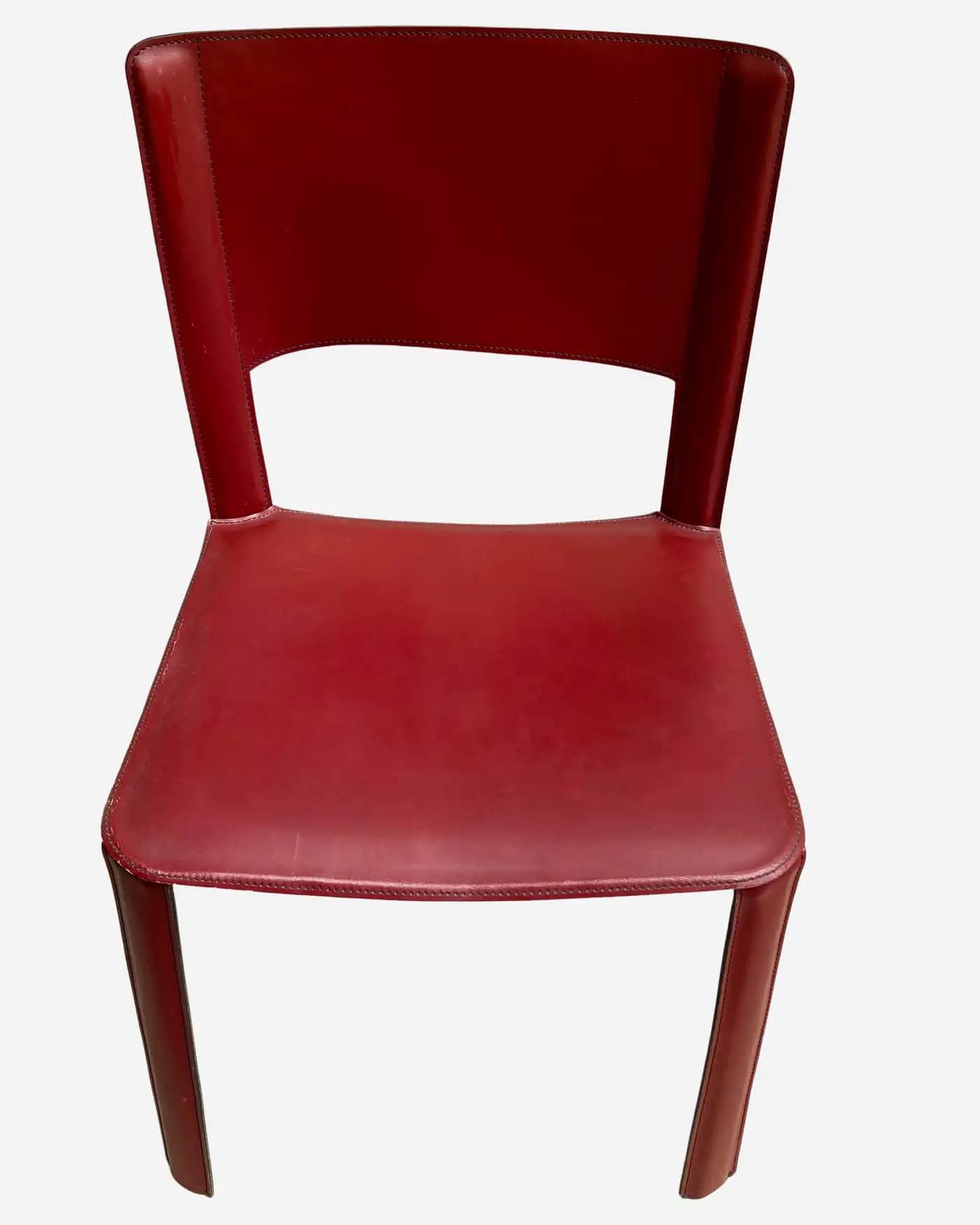 A modern, armless chair with a minimalist design. The seat and backrest are upholstered in a continu… — free FBX 3D model