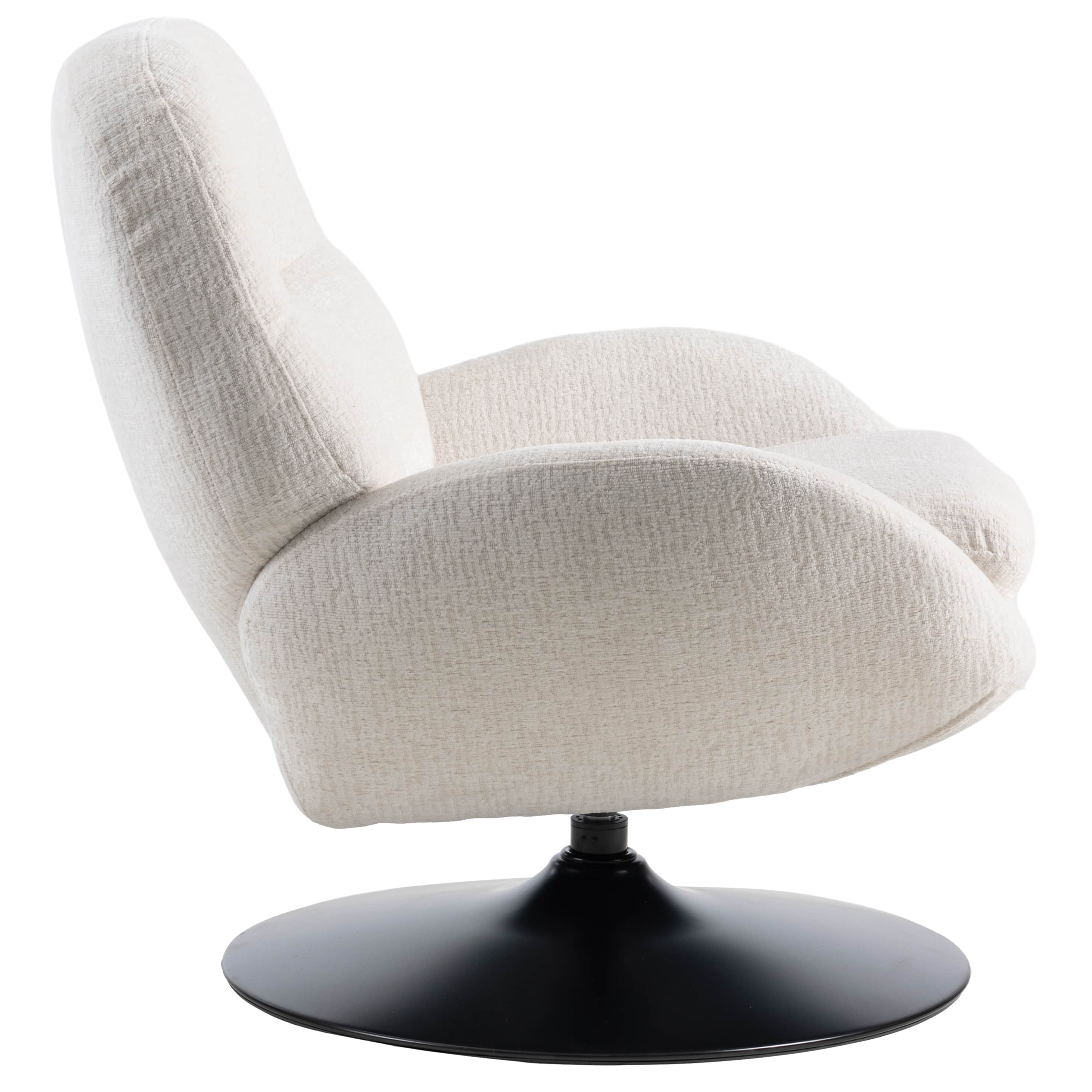 An upholstered lounge chair featuring a high back, wide seat, and integrated armrests, all covered i… — 3D model