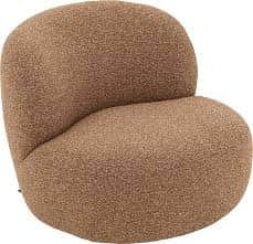 A contemporary, armless accent chair featuring a unique, sculptural form and upholstered in a textur… — 3D model