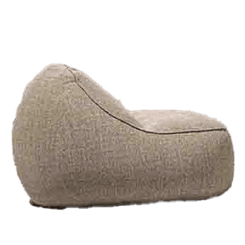 A single-seater bean bag chair with a flexible, amorphous shape. It is designed to conform to the us… — 3D model