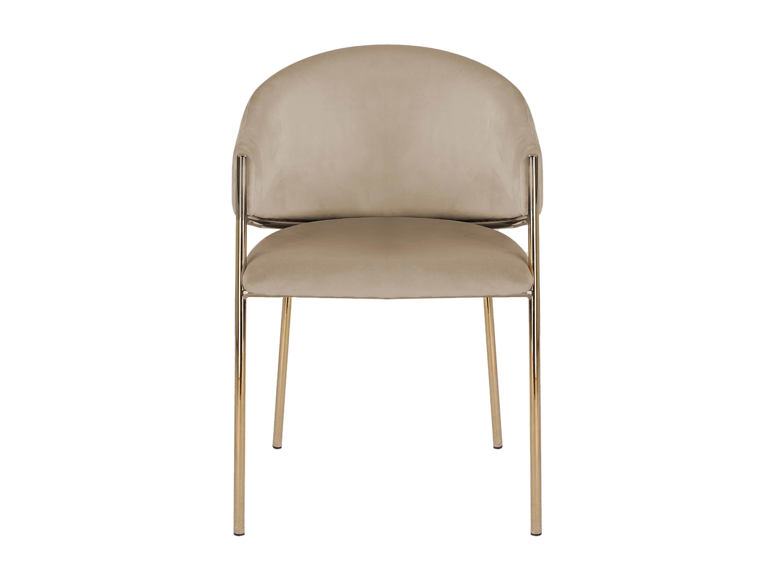 A contemporary accent chair with a curved backrest and seat upholstered in a light beige, possibly v… — free OBJ 3D model