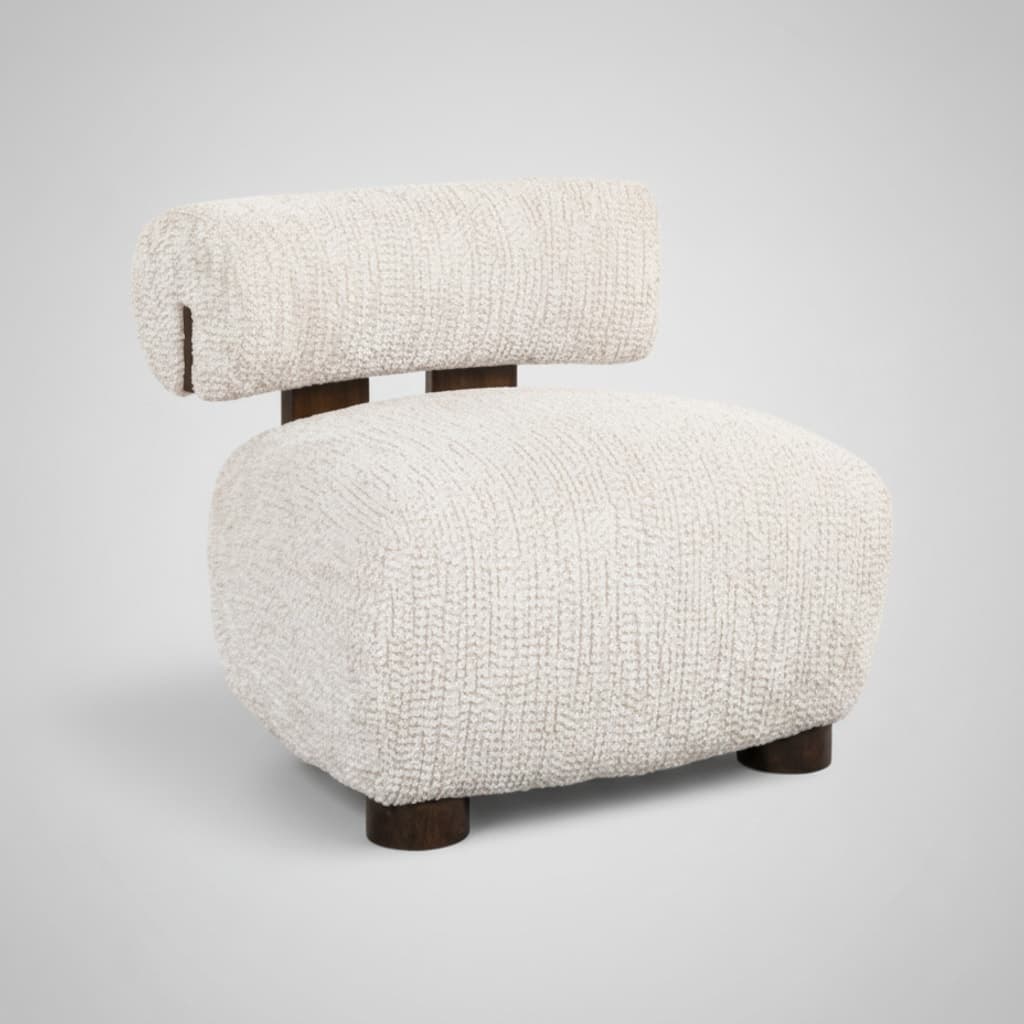 Stage 2 — the armchair with its background removed and the image sharpened