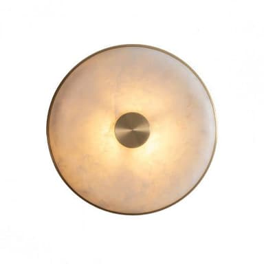A decorative wall mirror with an ornate, arched frame. The frame has a scalloped, irregular silhouette and features a golden finish. The mirror itself is composed of multiple beveled mirror segments arranged in a pattern, with some segments exhibiting a distressed or antiqued finish. The overall aesthetic is opulent and traditional. — 3D model