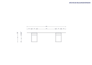 A contemporary desk with a dark brown rectangular tabletop and two cuboid legs. Each leg features a frosted glass panel on one side, creating a modern aesthetic. The desk is presented in an isometric view against a plain white background. — 3D model