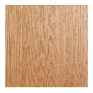 An oval dining table crafted from light-colored solid oak wood, featuring a smooth, rounded tabletop and four thick, rectangular-profile legs. — 3D model