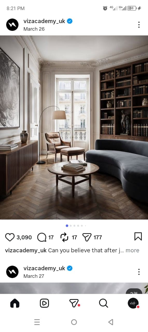 A modern, curved sofa with a semi-circular design. It features a plush, upholstered surface and a low back that curves around the seating area, providing a contemporary aesthetic. The sofa is presented without legs, suggesting a floor-level design or a concealed base. — 3D model