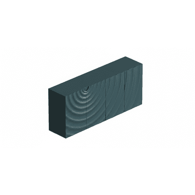 A contemporary long, rectangular storage cabinet or sideboard featuring four doors with a distinctive embossed ripple or wave pattern across their surfaces. The cabinet is finished in a dark teal or petrol blue color. — 3D model (AI enhanced source)
