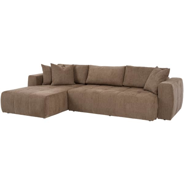 A modern sectional sofa featuring a left-hand facing chaise lounge and a multi-seater main section.… — 3D model