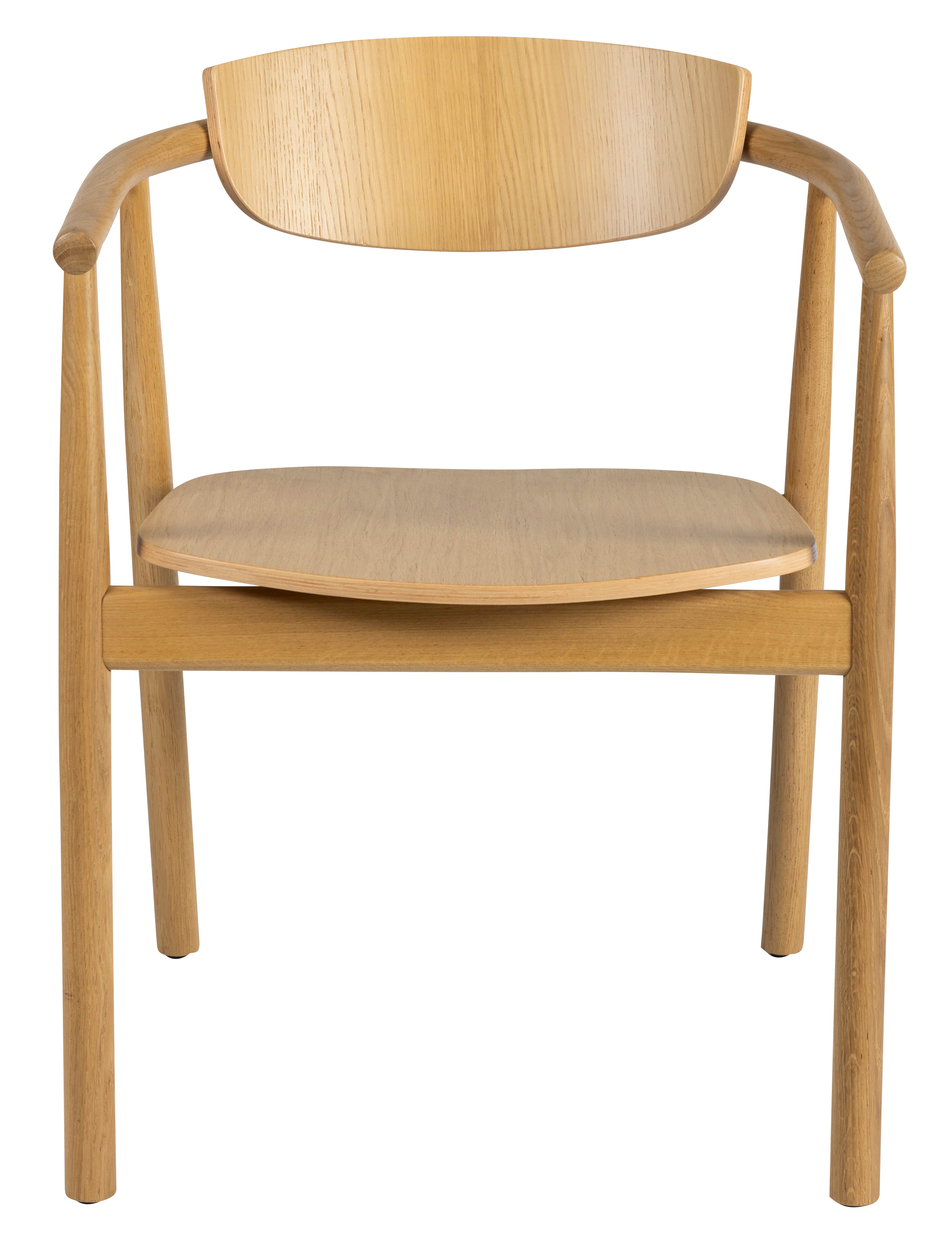 A wooden armchair with a curved backrest and seat. The frame and legs are made of light-colored wood… — free OBJ 3D model